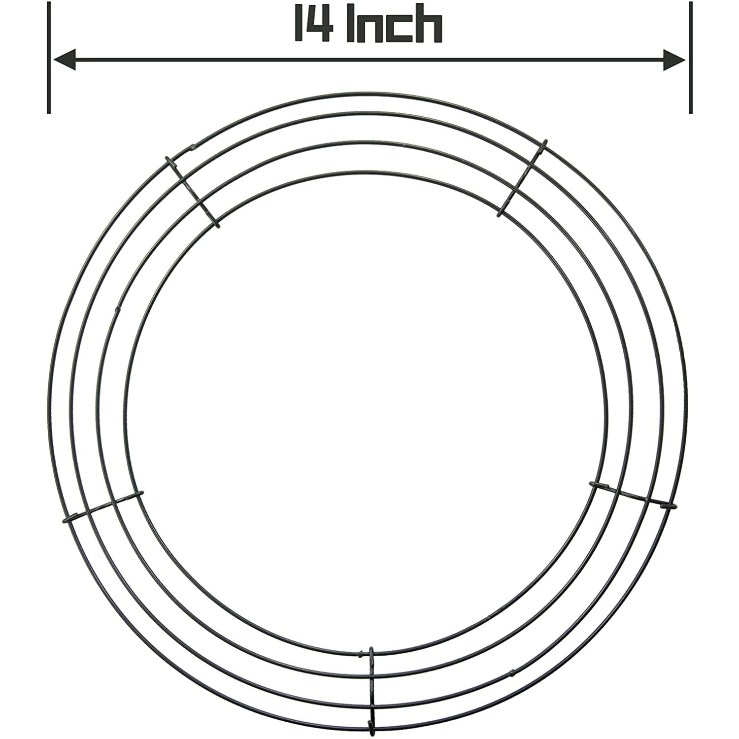 Wreath Form Wire - A25F-14 İnç Tel Çelenk Çerçevesi Metal