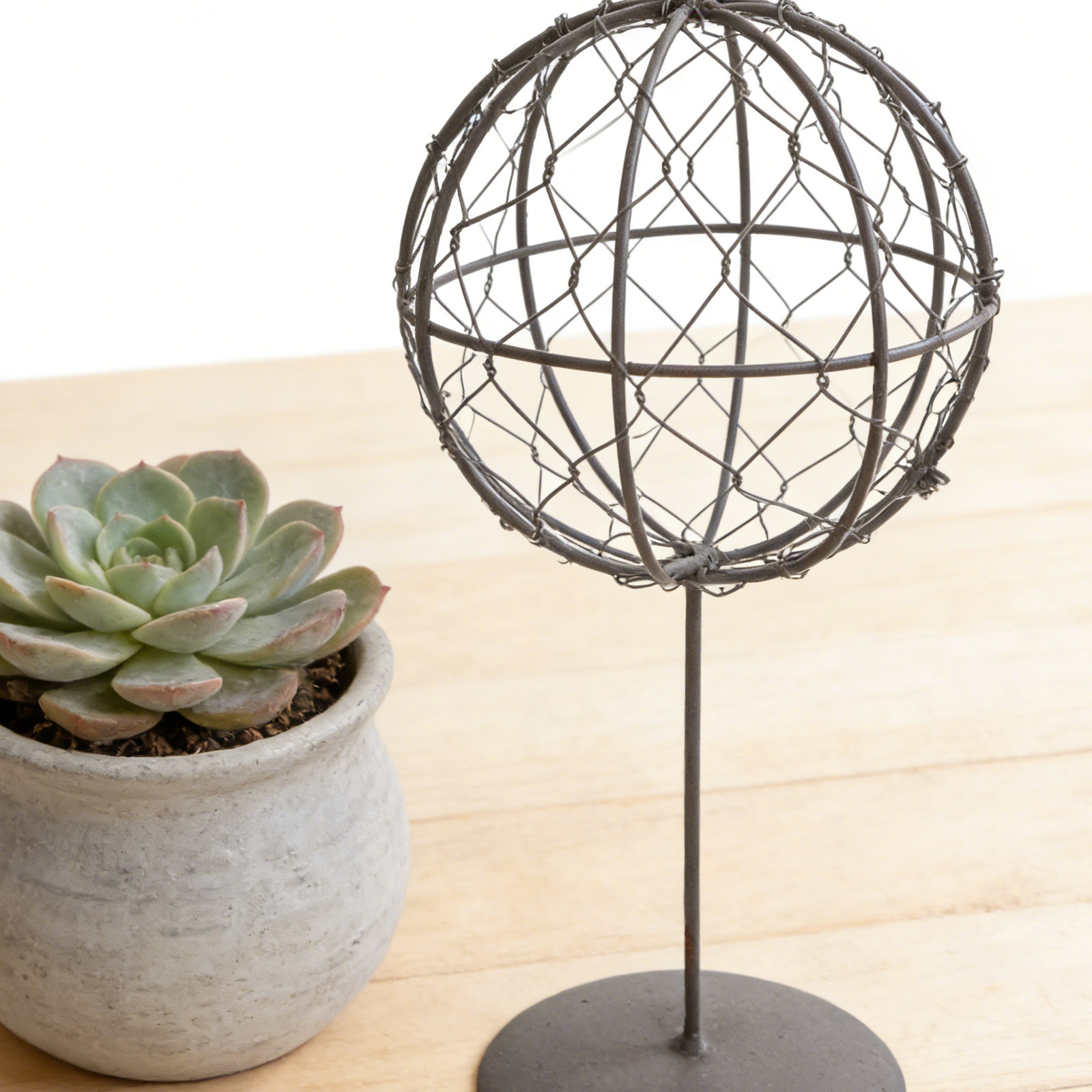Wreath Form Wire - 10 inç Demir Tel Çelenk Formu