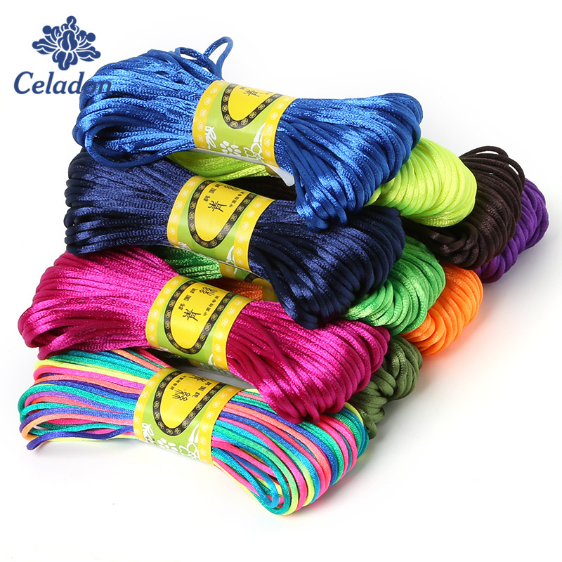 Ribbon Wired Satin - 2mm 20 metre yumuşak saten Rattail