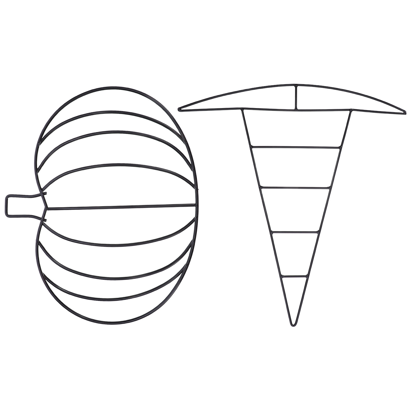 Wreath Form Wire - 2 Adet Balkabağı Şeklinde Çelenk Formu