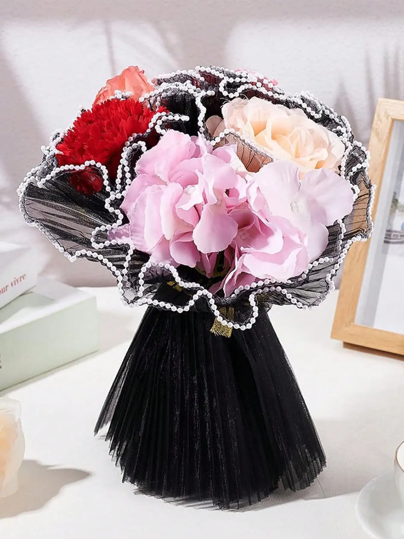 4 Yard Sahte İnci Kenarlı Çiçe - Ae Florist Supply incelemesi ve fiyatı