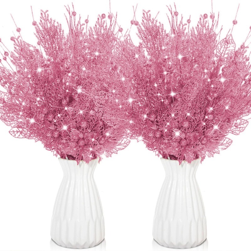 12 Adet Pembe Noel Ağacı Süsü  - Florist Supply Bulk incelemesi ve fiyatı