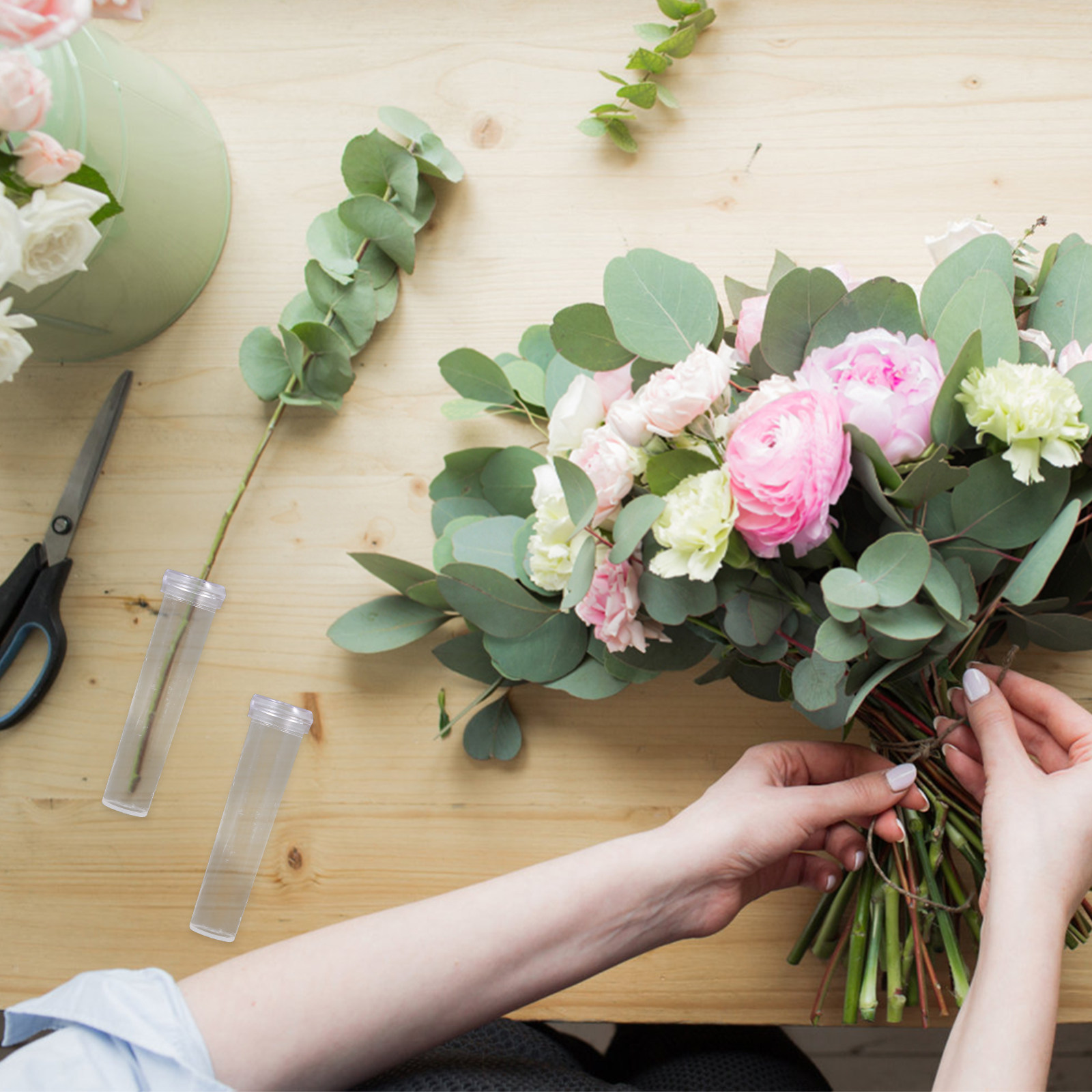 100 Adet Plastik Çiçek Su Tüpü - Longs Florist Supply incelemesi ve fiyatı