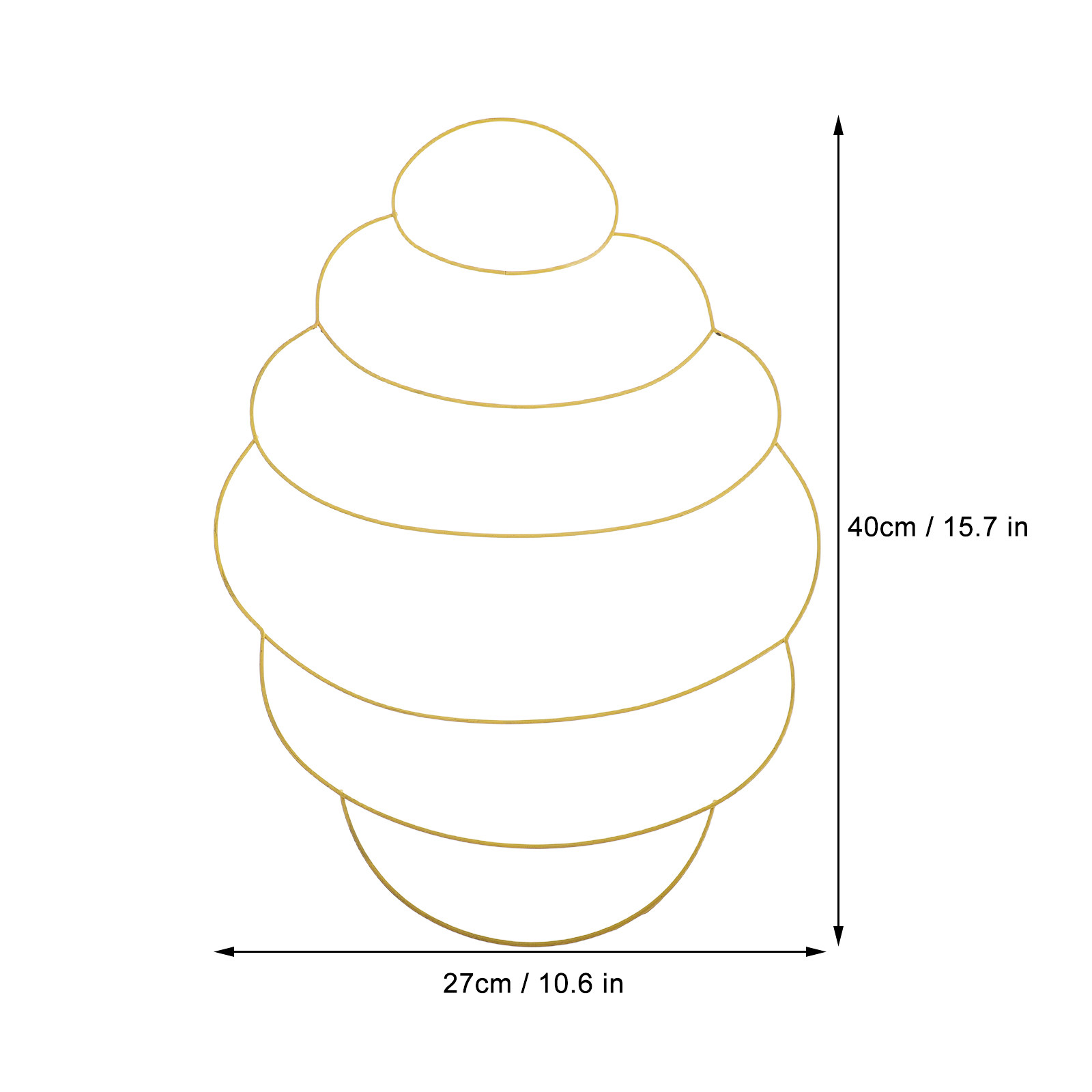 Dekoratif Metal Arı Kovanı Tel - Wreath Form Wire incelemesi ve fiyatı