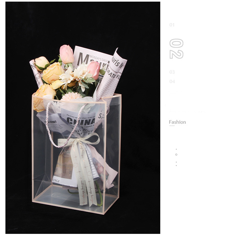 Şeffaf Tote çanta çiçek buketi - Longs Florist Supply incelemesi ve fiyatı