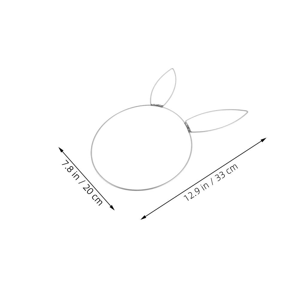 2 Adet Tavşan Başlı Çiçek Çele - Wreath Form Wire incelemesi ve fiyatı
