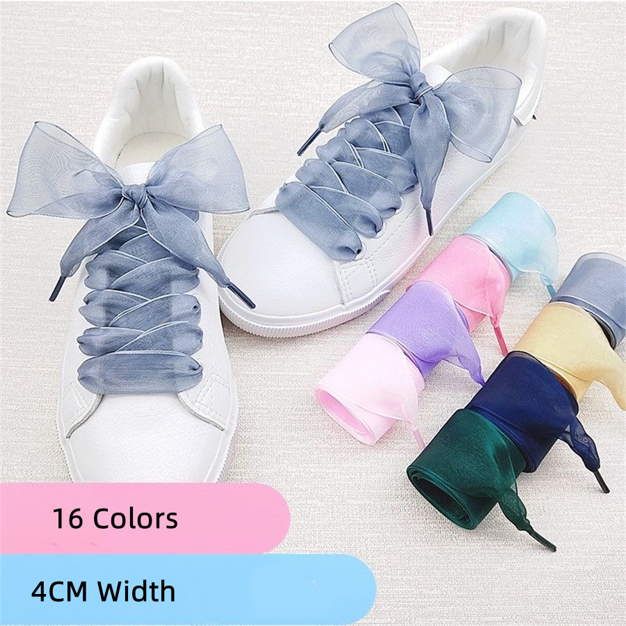 1 çift 4cm geniş organze ayakk - Ribbon Wired Satin incelemesi ve fiyatı