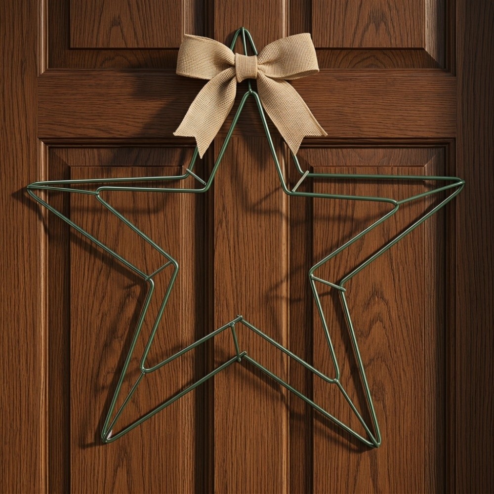 Şenlikli Asılı Metal Tel Yıldı - Wreath Form Wire incelemesi ve fiyatı