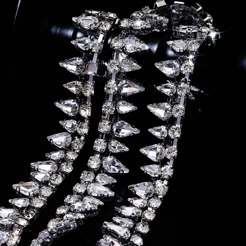 1Yard Kristal Rhinestone Sınır - Ribbon Wired Satin incelemesi ve fiyatı